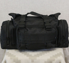 Тактична сумка підсумок на пояс Tactic нагрудна сумка через плече 5 л Чорна (104-black) - зображення 3