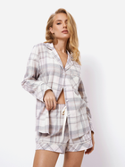 Piżama (bluza + spodenki) Aruelle Avery pajama short S Szara (5905616142166) - obraz 3