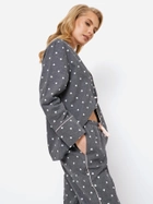 Piżama (koszula + spodnie) Aruelle Joy pajama long M Szara (5905616143248) - obraz 2