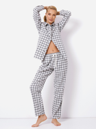 Піжама (сорочка + штани) Aruelle Stacy pajama long L Сіра (5905616144085) - зображення 3