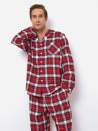 Piżama (koszula + spodnie) Aruelle Michael pajama long L Czerwona (5905616145280) - obraz 3