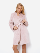 Халат жіночий великого розміру Aruelle Lunna bathrobe XL Рожевий (5905616141121) - зображення 3