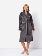 Szlafrok Aruelle Keira bathrobe XL Czarny (5904541430515) - obraz 1