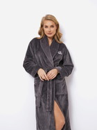 Халат жіночий Aruelle Keira bathrobe L Чорний (5904541430508) - зображення 3