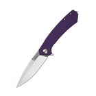 Нож складной карманный, туристический Flipper Adimanti Skimen-PL Purple 205 мм - изображение 1