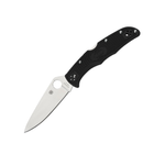 Нож складной карманный с фиксацией Back Lock Spyderco C10FPBK Endura 4 FRN Flat Ground 222 мм, Black - изображение 1