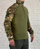 Убакс армейский флисовый с рукавами рип-стоп и флисовой подкладкой для ВСУ Мультикам/Олива M - изображение 3