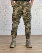 Тактичні штани ріп-стоп з флісовою підкладкою з НАКОЛІННИКАМИ Піксель XXXL - зображення 1