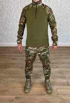 Военно-тактическая форма на флисе рип-стоп убакс со штанами Олива XL - изображение 1