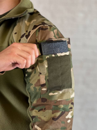 Військовий Убакс на флісі з рукавами ріп-стоп (без підкладки) для ЗСУ Мультикам/Олива M - зображення 7