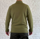 Тактичний костюм пуловер + штани осінній олива S - зображення 11