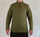 Тактичний костюм пуловер + штани осінній олива M - зображення 8