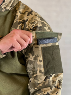 Убакс військо-тактичний на флісі з рукавами ріп-стоп та флісовою підкладкою для ЗСУ Піксель/Олива M - зображення 7