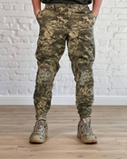 Тактичні штани ріп-стоп з флісовою підкладкою з НАКОЛІННИКАМИ Піксель XXL - зображення 1