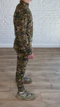 Военно-тактический костюм пуловер + штаны для ВСУ, НГУ на осенней флисе Мультикам L - изображение 4