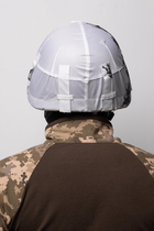Кавер на шлем MICH с ушами белая клякса камуфляжный - изображение 6