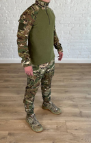 Военно-тактическая форма на флисе рип-стоп убакс со штанами Олива XXXL - изображение 2