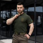 Чоловіча тактична футболка поло хакі армійська XXL (68818897) - зображення 3