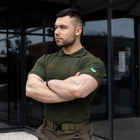 Чоловіча тактична футболка поло хакі армійська XXL (68818897) - зображення 4