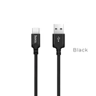 Кабель HOCO X14 USB to Type-C 2A 1m nylon aluminum connectors Black (6957531062868)