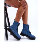 Жіночі черевики високі Teflorna 41 Блакитні (5905677884968) - зображення 3