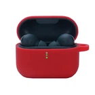 Силиконовый чехол для наушников Xiaomi QCY T10 Pro/T10, Hang Case, красный, ультратонкий защитный кейс толщиной 2 мм, защита от царапин, пыли и ударов, компактный, с карабином для крепления, ArmorStandart (ARM68427)