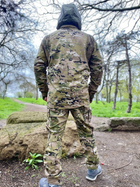 Військова форма мультикам демісезонна тактична multicam з наколінниками військова форма з курткою мультикам 46 - зображення 11