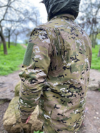 Військова форма мультикам демісезонна тактична multicam з наколінниками військова форма з курткою мультикам 48 - зображення 13