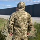 Мужская полевая Куртка P65 с Капюшоном и Липучками под шевроны пиксель размер L - изображение 5