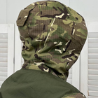 Міцний чоловічий Костюм Horn Куртка + Штани з Наколінниками у комплекті / Польова форма ріп-стоп мультикам розмір L - зображення 6