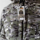 Мужская Флисовая Куртка с капюшоном и липучками под шевроны мультикам размер XL - изображение 5