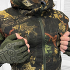 Легкий Мужской Костюм Куртка с капюшоном + Брюки / Форма камуфляж с имитацией листьев размер 2XL - изображение 5