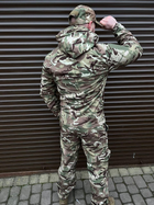 Щільна чоловіча Куртка з капюшоном Combat SoftShell на флісі мультикам розмір 52 - зображення 3