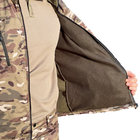 Чоловіча водонепроникна Куртка Softshell з Капюшоном та Липучками під шеврони мультикам розмір 4XL - зображення 2
