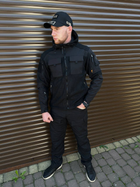 Чоловіча Флісова Куртка з Захисними накладками та вентиляційними пазухами чорна розмір XL - зображення 3