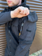 Чоловіча Флісова Куртка з Захисними накладками та вентиляційними пазухами чорна розмір XL - зображення 5