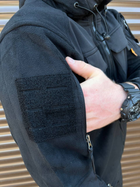 Чоловіча Флісова Куртка з Захисними накладками та вентиляційними пазухами чорна розмір M - зображення 7