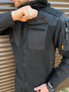 Чоловіча Флісова Куртка з Захисними накладками та вентиляційними пазухами чорна розмір L - зображення 8