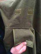 Чоловіча Куртка з капюшоном SoftShell на флісі хакі розмір XL - зображення 8