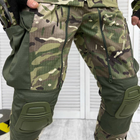 Крепкий мужской Костюм Horn Куртка + Брюки с наколенниками / Полевая форма рип-стоп мультикам размер M - изображение 8