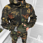 Легкий Мужской Костюм Куртка с капюшоном + Брюки / Форма камуфляж с имитацией листьев размер XL - изображение 3