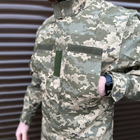 Мужской уставный костюм из материала рип-стоп / Форма с пиксельным принтом размер 56 - изображение 3