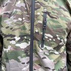 Чоловічий Костюм на флісі Куртка + штани мультикам розмір / Форма польова 3XL - зображення 7