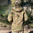 Мужская демисезонная Куртка CORDURA флисы с Капюшоном и Липучками под шевроны мультикам размер L - изображение 3