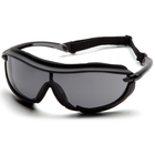Защитные очки Pyramex XS3-PLUS с уплотнителем и Anti-Fog покрытием черные - изображение 1
