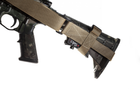 Тактичний 3-точковий збройовий ремінь FRAG з карабіном та антабкою COYOTE MAX - зображення 5