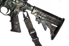 Збройовий 1-точковий тактичний ремінь FRAG з антабкою та карабіном OLIVA MAX - зображення 6