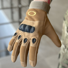 Тактичні повнопалі рукавички Tactic армійські рукавички із захистом кістячок розмір L колір Чорний (pp-black-mex-L) - зображення 3