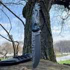 Нож БУШКРАФТ №2 Gorillas BBQ туристический (мрамор) - изображение 4