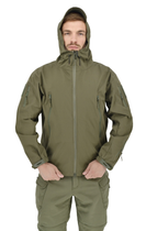 Тактична літня куртка (парка, ветровка) з капюшоном Warrior Wear JA-24 L Olive Green - зображення 5